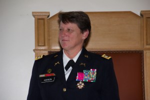 Vicki Hudson Army Retirement Ceremony